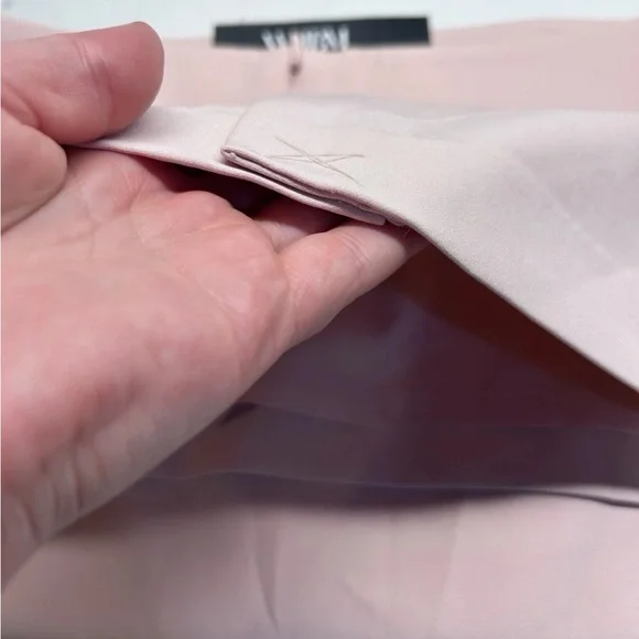 White House Black Market Light Pink Fluid Pencil Skirt NWT Size 10 - Picture 6 of 10